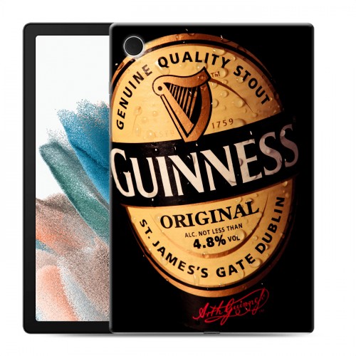Дизайнерский силиконовый чехол для Samsung Galaxy Tab A8 10.5 (2021) Guinness