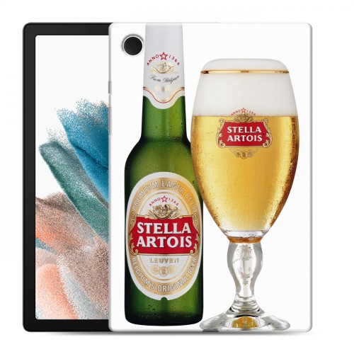 Дизайнерский силиконовый чехол для Samsung Galaxy Tab A8 10.5 (2021) Stella Artois