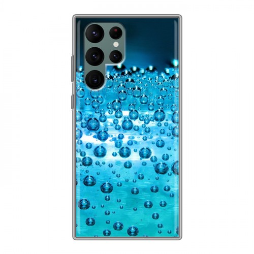 Дизайнерский пластиковый чехол для Samsung Galaxy S22 Ultra Абстракции Капли