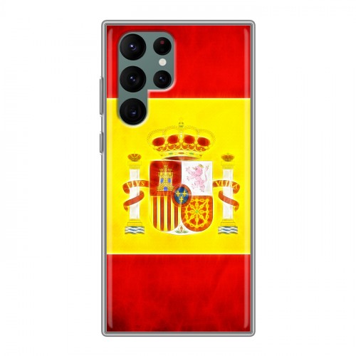 Дизайнерский пластиковый чехол для Samsung Galaxy S22 Ultra флаг Испании