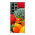 Дизайнерский пластиковый чехол для Samsung Galaxy S22 Ultra Овощи