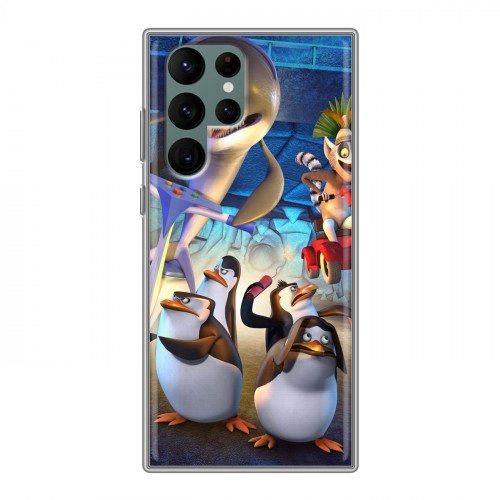Дизайнерский пластиковый чехол для Samsung Galaxy S22 Ultra Мадагаскар