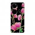 Дизайнерский пластиковый чехол для Huawei P50 Pocket Люксовые цветы