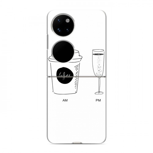 Дизайнерский пластиковый чехол для Huawei P50 Pocket Истина в вине