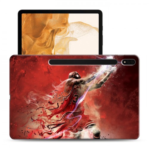Дизайнерский силиконовый чехол для Samsung Galaxy Tab S8 Plus НБА