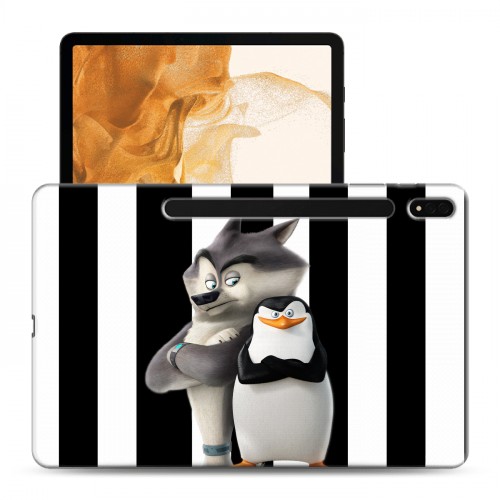 Дизайнерский силиконовый чехол для Samsung Galaxy Tab S8 Plus Мадагаскар