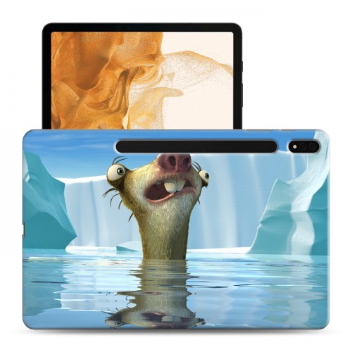 Дизайнерский силиконовый чехол для Samsung Galaxy Tab S8 Plus Ледниковый период