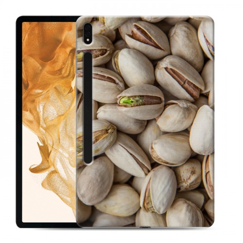 Дизайнерский силиконовый чехол для Samsung Galaxy Tab S8 Plus Орехи