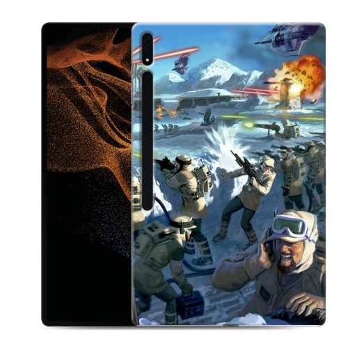 Дизайнерский силиконовый чехол для Samsung Galaxy Tab S8 Ultra Star Wars Battlefront
