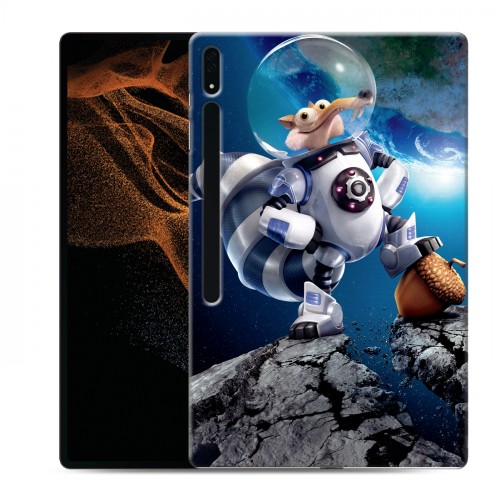 Дизайнерский силиконовый чехол для Samsung Galaxy Tab S8 Ultra Ледниковый период