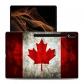 Дизайнерский силиконовый чехол для Samsung Galaxy Tab S8 Ultra флаг канады