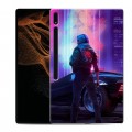 Дизайнерский силиконовый чехол для Samsung Galaxy Tab S8 Ultra Cyberpunk 2077