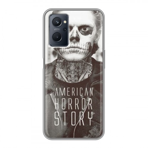 Дизайнерский силиконовый с усиленными углами чехол для Realme 9i Американская История Ужасов