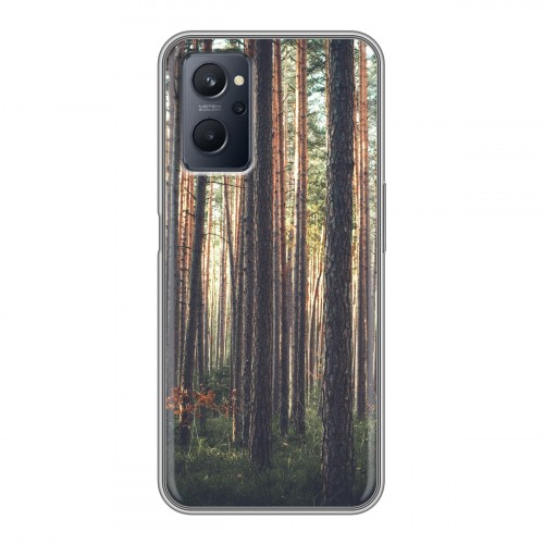 Дизайнерский силиконовый чехол для Realme 9i лес