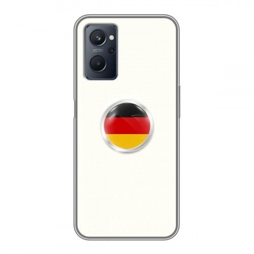 Дизайнерский силиконовый чехол для Realme 9i Флаг Германии