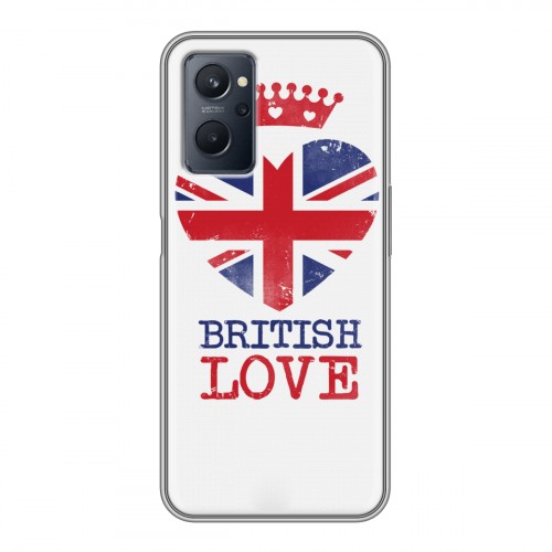 Дизайнерский силиконовый чехол для Realme 9i British love