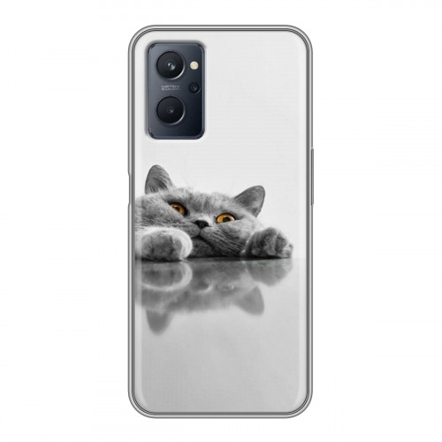 Дизайнерский силиконовый чехол для Realme 9i Коты