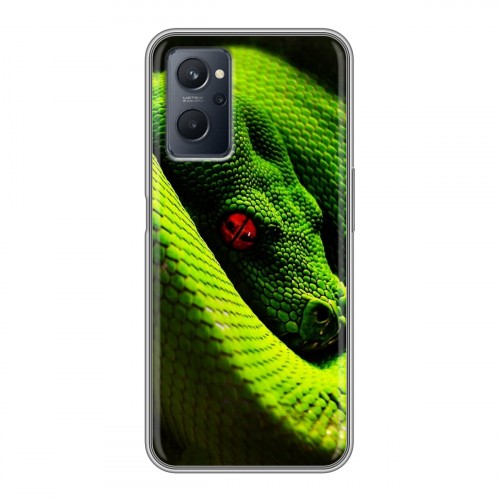 Дизайнерский пластиковый чехол для Realme 9i Змеи