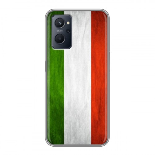 Дизайнерский силиконовый чехол для Realme 9i Флаг Италии