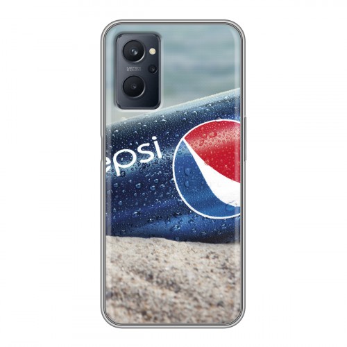 Дизайнерский пластиковый чехол для Realme 9i Pepsi