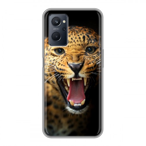 Дизайнерский силиконовый чехол для Realme 9i Леопард
