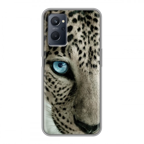 Дизайнерский силиконовый с усиленными углами чехол для Realme 9i Леопард