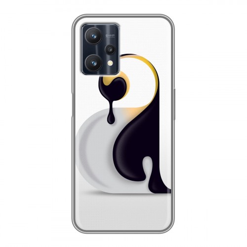Дизайнерский силиконовый чехол для Realme 9 Pro Пингвины