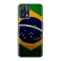 Дизайнерский силиконовый чехол для Realme 9 Pro Флаг Бразилии