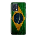 Дизайнерский силиконовый чехол для Realme 9 Pro Флаг Бразилии