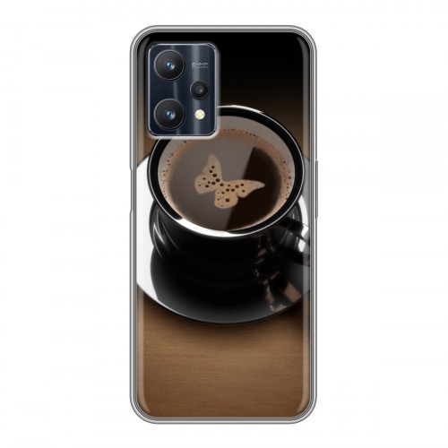 Дизайнерский силиконовый чехол для Realme 9 Pro Кофе напиток