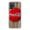 Дизайнерский силиконовый чехол для Realme 9 Pro Coca-cola
