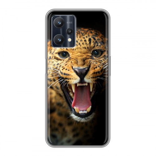Дизайнерский силиконовый чехол для Realme 9 Pro Леопард