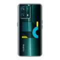 Полупрозрачный дизайнерский пластиковый чехол для Realme 9 Pro Plus Абстракции 3