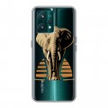Полупрозрачный дизайнерский пластиковый чехол для Realme 9 Pro Plus Прозрачные слоны