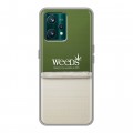 Дизайнерский пластиковый чехол для Realme 9 Pro Plus Weeds