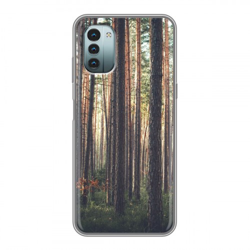 Дизайнерский пластиковый чехол для Nokia G11 лес