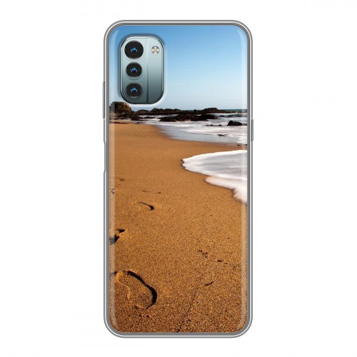 Дизайнерский пластиковый чехол для Nokia G11 пляж
