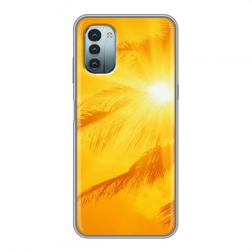 Дизайнерский пластиковый чехол для Nokia G11 Солнце