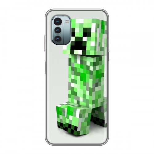Дизайнерский пластиковый чехол для Nokia G11 Minecraft