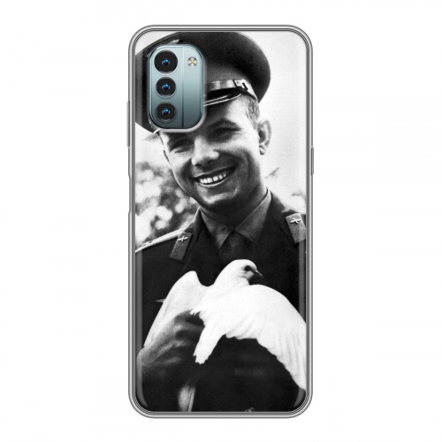 Дизайнерский пластиковый чехол для Nokia G11 Юрий Гагарин