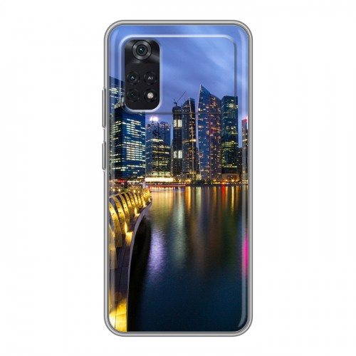 Дизайнерский силиконовый чехол для Xiaomi Poco M4 Pro 4G Сингапур