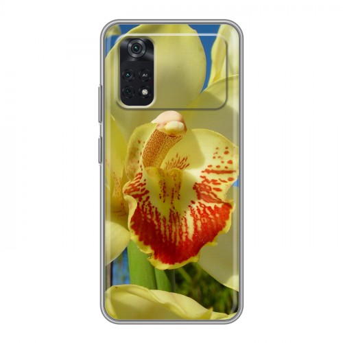 Дизайнерский силиконовый чехол для Xiaomi Poco M4 Pro 4G Орхидеи