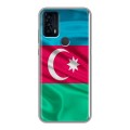 Дизайнерский силиконовый чехол для TCL 20B Флаг Азербайджана