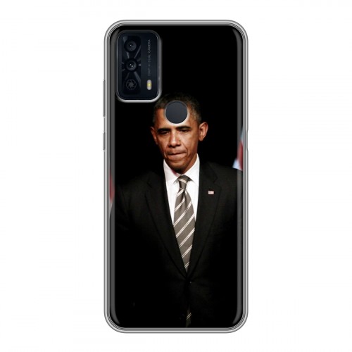 Дизайнерский силиконовый чехол для TCL 20B Барак Обама