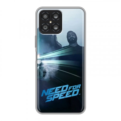 Дизайнерский силиконовый чехол для Huawei Honor X8 Need For Speed
