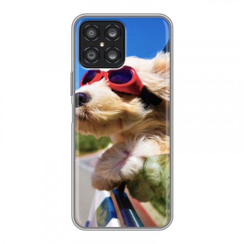 Дизайнерский силиконовый чехол для Huawei Honor X8 Собаки