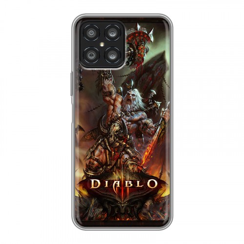 Дизайнерский силиконовый чехол для Huawei Honor X8 Diablo