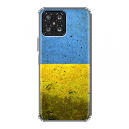 Дизайнерский силиконовый чехол для Huawei Honor X8 Флаг Украины