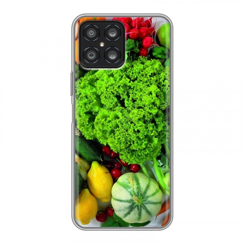 Дизайнерский силиконовый чехол для Huawei Honor X8 Овощи