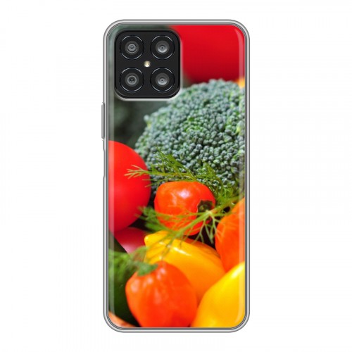 Дизайнерский силиконовый чехол для Huawei Honor X8 Овощи